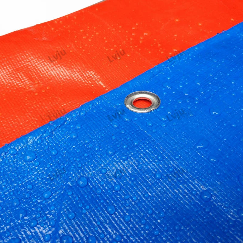 Lvju Custom Size 20'x40' 6x12m Tent Tarp Ultralight Patio Tarp 160 Gsm Virgin Tarpaulin