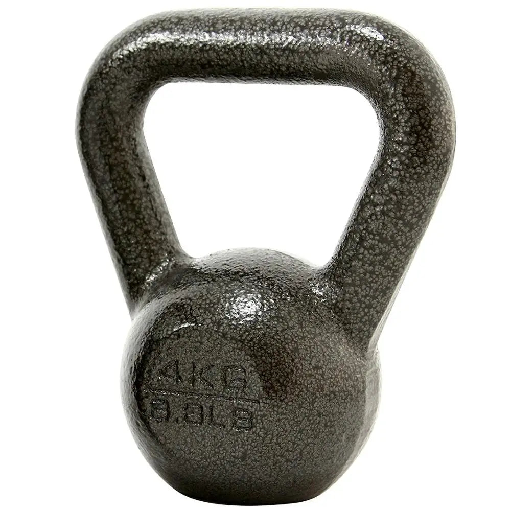 For Home Gym Fitness & Weight Training 4kg Cast Iron Black Eco-friendly Kettlebell