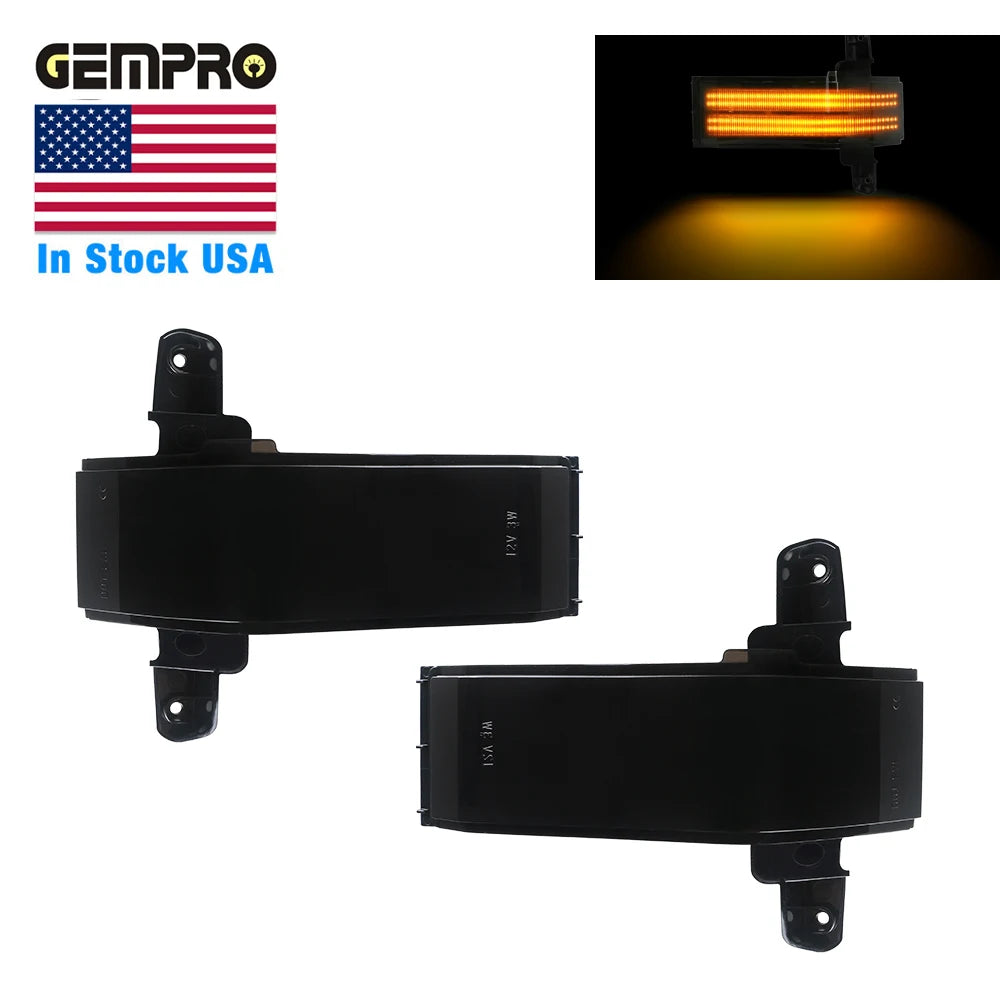 Stock in USA Car Side Mirror Light for Chevrolet Silverado for GMC Sierra Car Mirror Turn Signal Lights