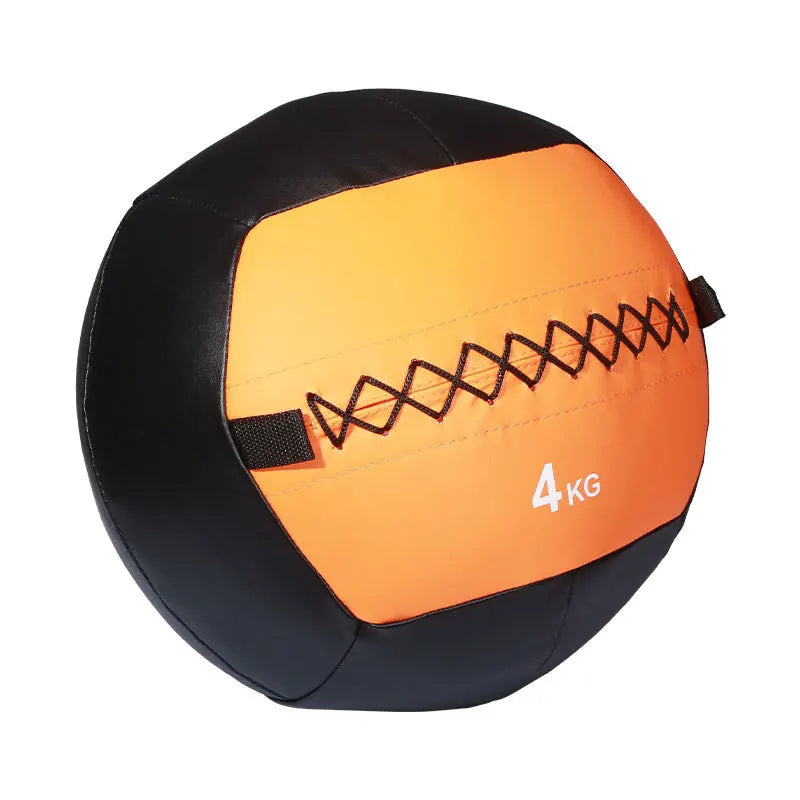 Gym Equipment Fitness Training 1-20KG Soft Medicine Ball PU Leather Wall Ball Home Balance Training Gravity Ball