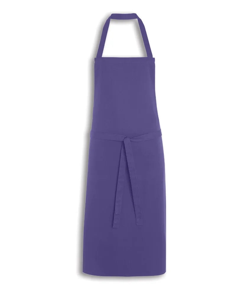 100% Cotton Disposable Kitchen Bib Apron Unisex Plain Weave Solid Checked Design Embroidered OEM Pocket Zip Butcher Apron