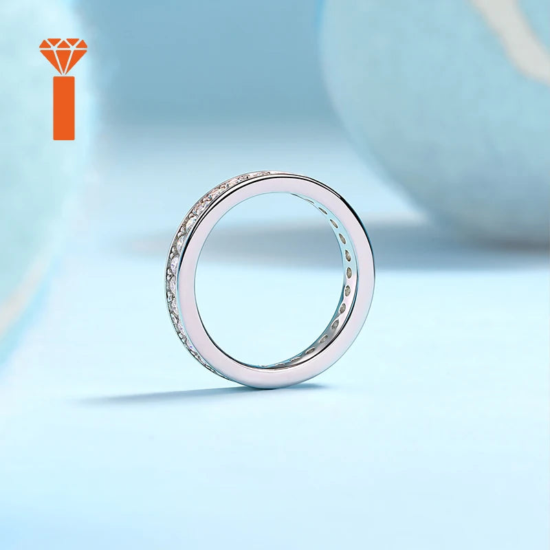 Luxury Round Cut Moissanite Ring 925 Sterling Silver Twisted Band Halo Engagement Wedding Ring Ship From USA Warehouse Ring