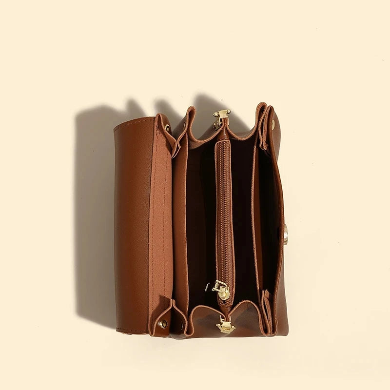 Women Crossbody Bag Shoulder Bags  New Luxury High Quality Leather - Small Makeup Vintage Messenger Party Clutch  Handbag