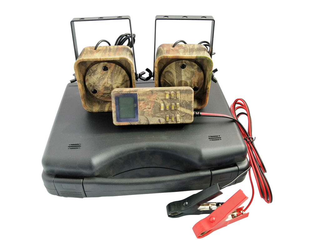2pcs External 50W Speaker With Timer Hunting Bird Sounds Game Callers