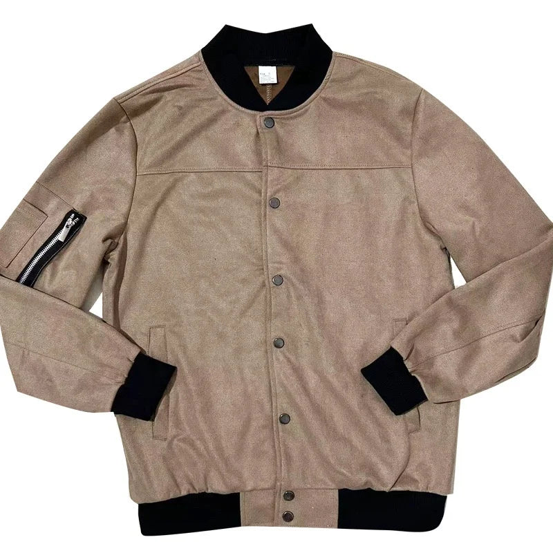 US Size Jacket Dropshipping Custom Logo Printing Embroidery Casual Sport Men Coat Varsity Jacket
