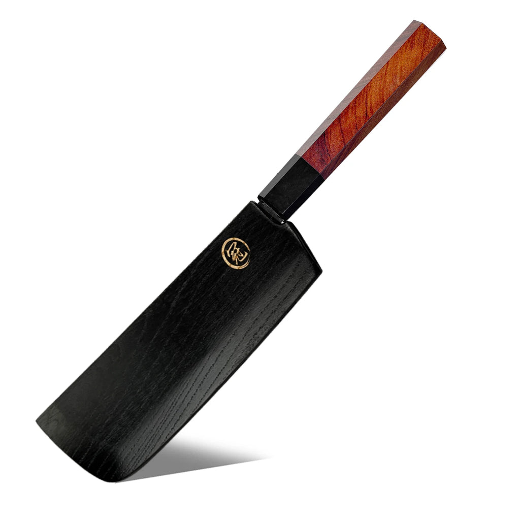 Yangjiang Grandsharp Hand Forging High Carbon Steel Japanese Nakiri Knife Japanese Kitchen Chef Knife With Natural Wood Handle