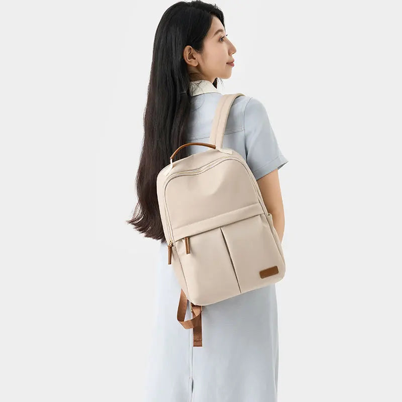 Simradia Women's Simple Laptop Backpack Business Backpacks Oxford Weekend Knapsack for Lady School Outdoor Rucksack Travel Bags