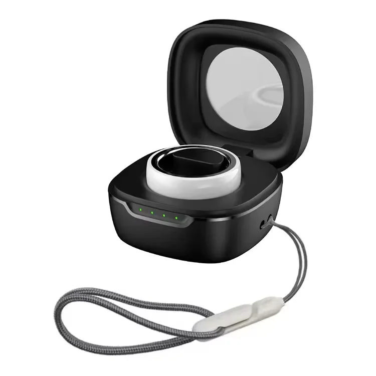 HYX 2024 IP68 Waterproof Multifunctional Smart Ceramic Ring Fitness Tracker with App Control Fashionable R08 Ring