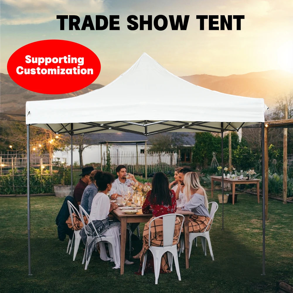Factory Made HOMG JINFUN 3x3 Automatic Gazebos Stretch Beach Marquee Pop up Canopy Advertising Party Trade Show Tent for Events