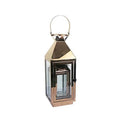 ROSE GOLDEN DECORATIVE MORACCAN STAINLESS STEEL CANDLE HOLDER HANGING LANTERN