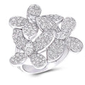 Fashionable Hip Hop CZ Ring Jewelry for Children Religious Gemstone Ring Claw Inlay Brass Plating Various Animal Number