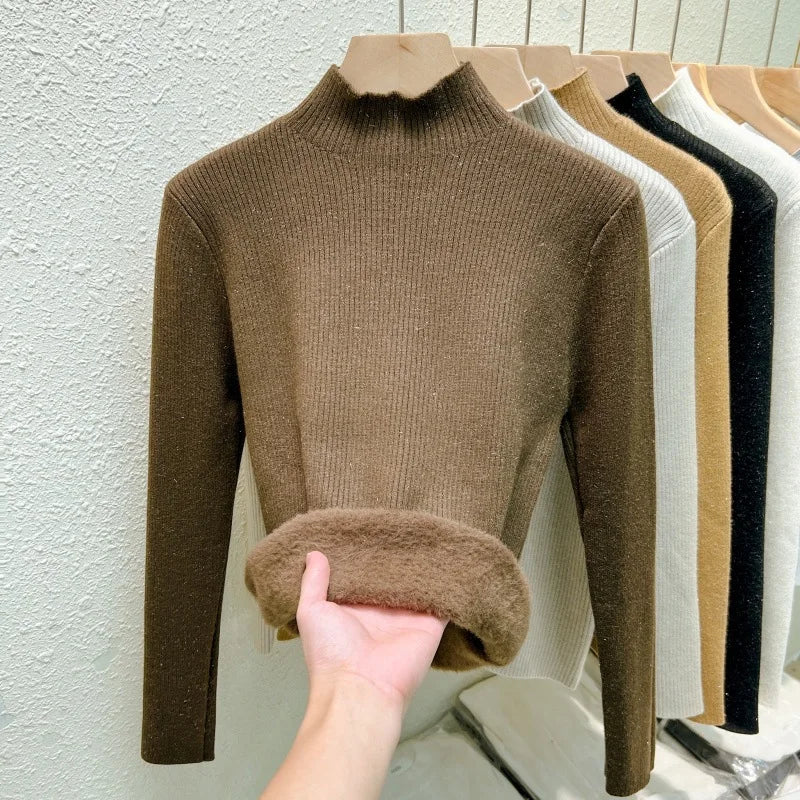 Ladies Casual Free Size Fleece Sweater