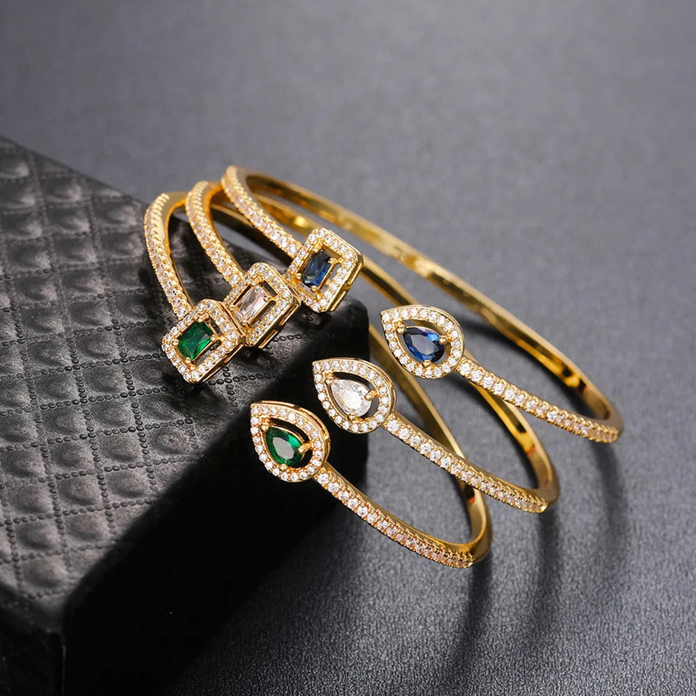 Minimalist Open Cuff Bracelet for Women Elegant Party Fashion Jewelry Gift