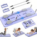 2025 Hot New Multi-functional Web Wheel Fitness Board Multi Foldable Portable Muscle Training Position Fitness Push up Bar Board