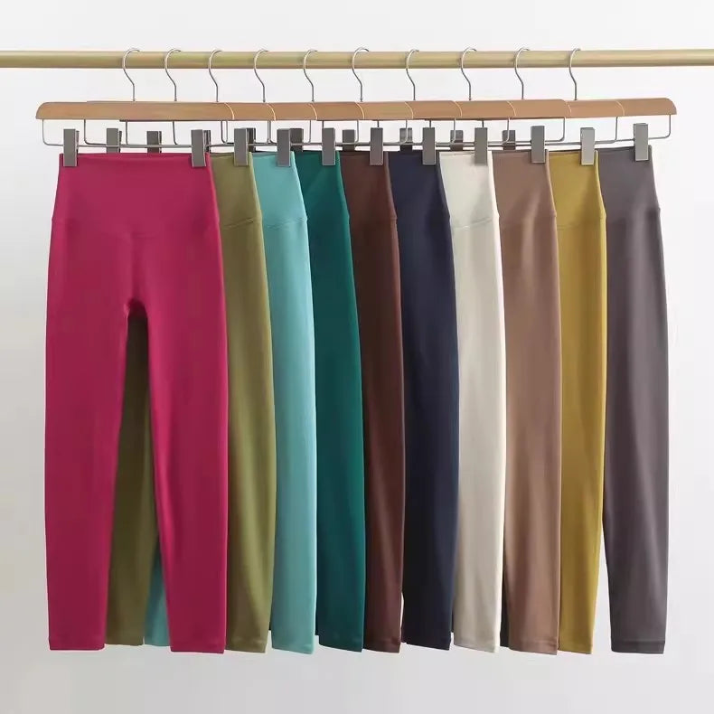 Women High Waist Stretchy Soft Comfort Quick Dry Lightweight Fitness Leggings
