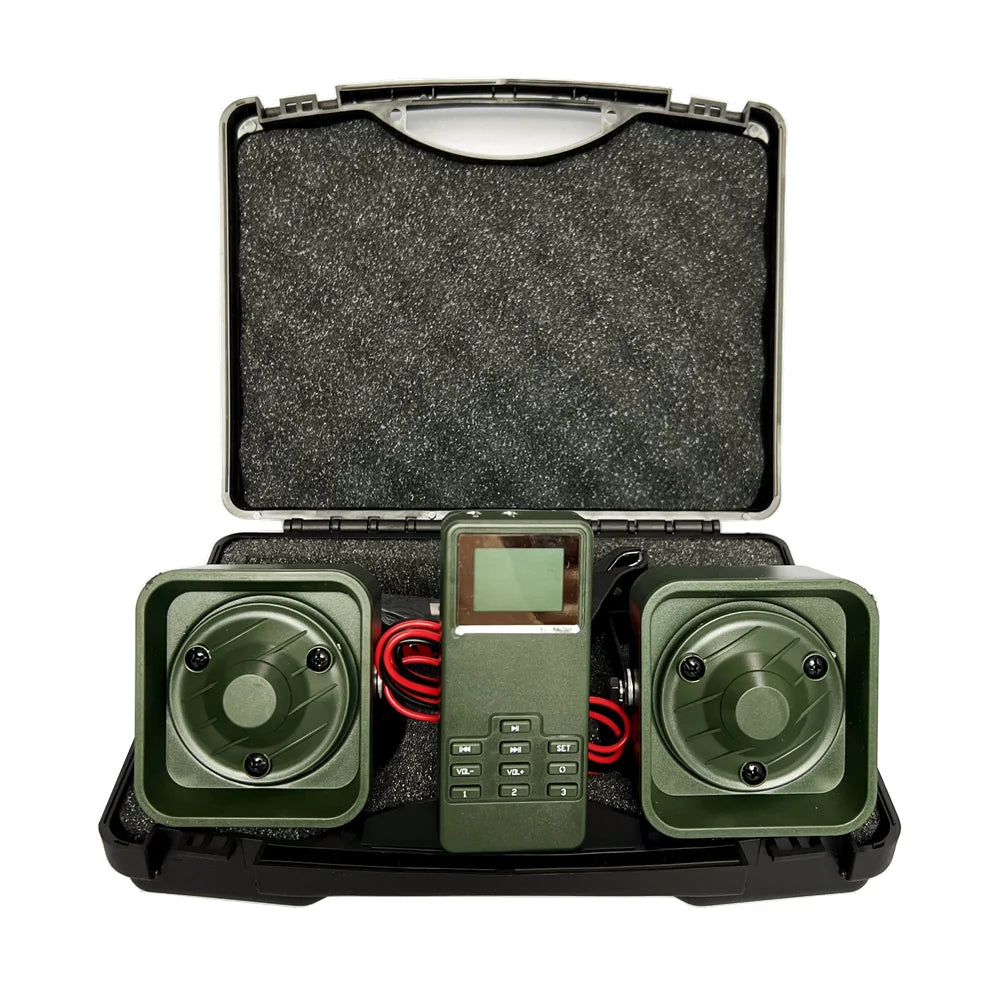 2pcs External 50W Speaker With Timer Hunting Bird Sounds Game Callers
