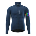 WOSAWE Men Winter Cycling Jacket Waterproof Windproof Thermal Fleece Bike Jacket Bicycle Clothing for Running Hiking