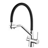 Brass Purifier Kitchen Faucet Pull Down Water Tap  Dual Spout  Kitchen Faucet 3 Waterway Kitchen Direct Drinking Water Faucet