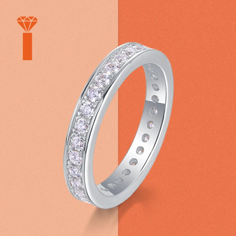Luxury Round Cut Moissanite Ring 925 Sterling Silver Twisted Band Halo Engagement Wedding Ring Ship From USA Warehouse Ring