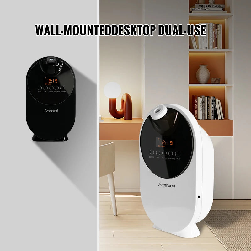 Smart Home Electric Air Purifier Liquid Spray Aroma Diffuser for Pets Household for Cats Dogs Waterless Plastic US Plug for