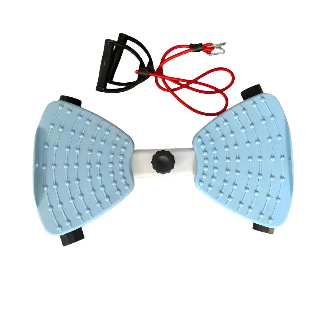 Home Silent Double Pedal Double Axis Rebound Belt Pull Rope Rotary Waist Twisting Machine Fitness Equipment Waist Twisting Disc