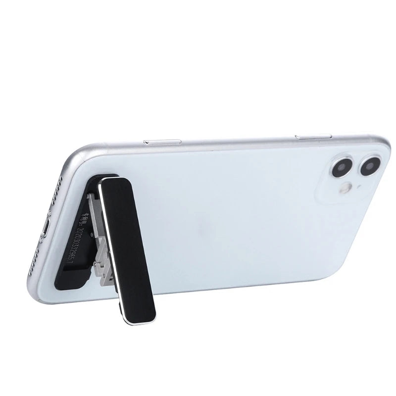 Universal Mini Size Aluminum Portable Folding Desk Mount Holder Bracket Mobile Phone Cradle Foldable Stand for Cellphone