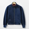 Hot Sale Fashion Vintage Bomber Jacket Men Custom Canvas Work Jacket With Round Collar Bomber Jacket for Men
