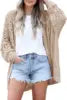 S-3XL  Spring and Autumn Top New Fashion Women's Cardigan Long Sleeved Hollow Out Sweater