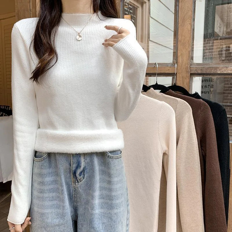 Ladies Casual Free Size Fleece Sweater