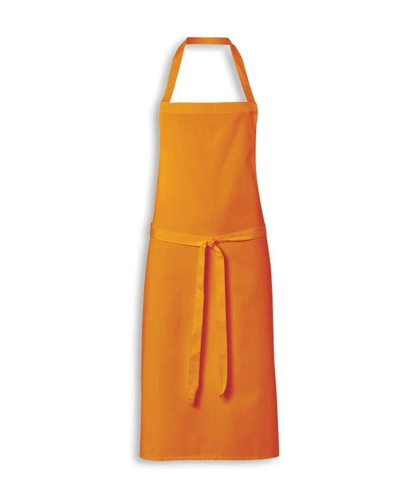 100% Cotton Disposable Kitchen Bib Apron Unisex Plain Weave Solid Checked Design Embroidered OEM Pocket Zip Butcher Apron