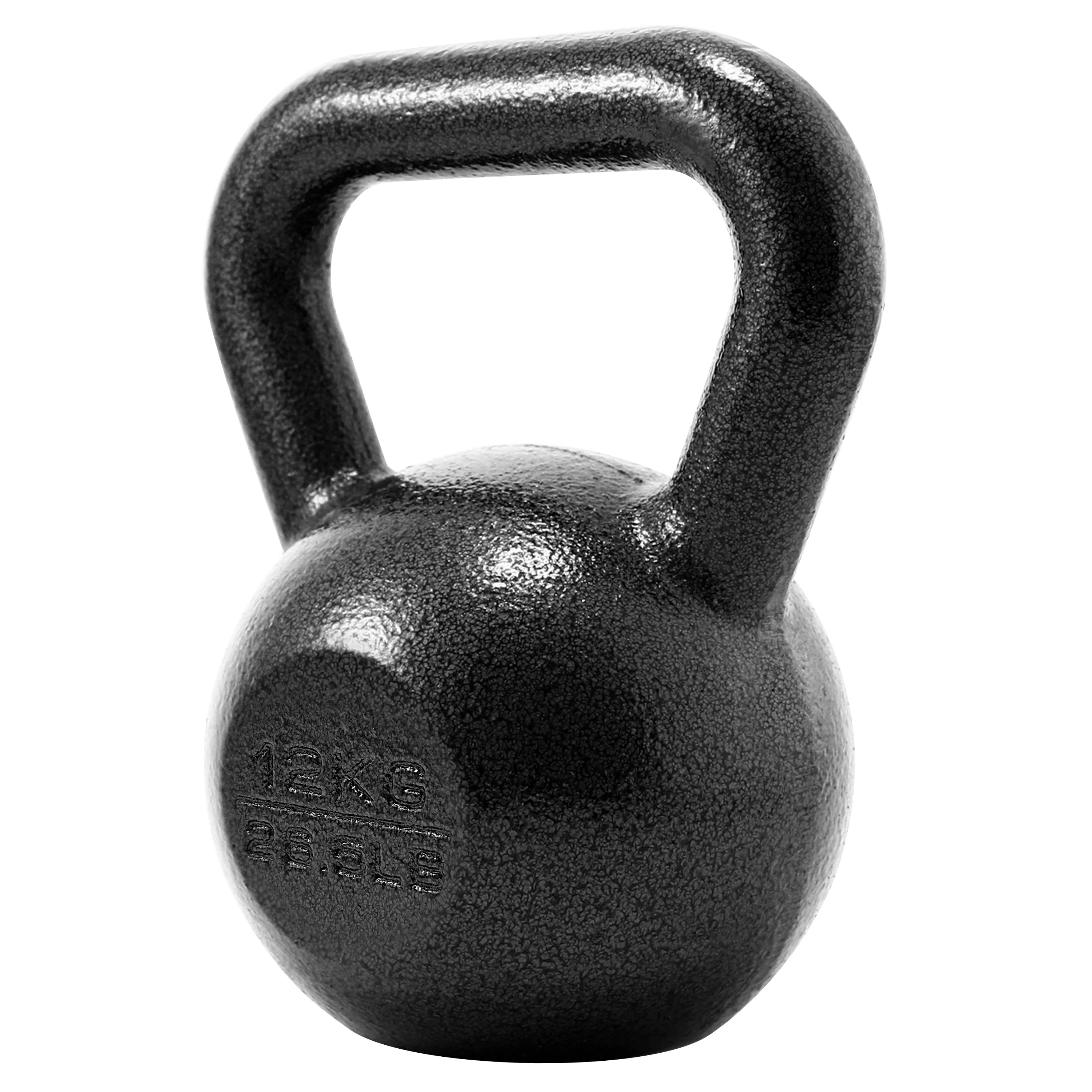 For Home Gym Fitness & Weight Training 4kg Cast Iron Black Eco-friendly Kettlebell