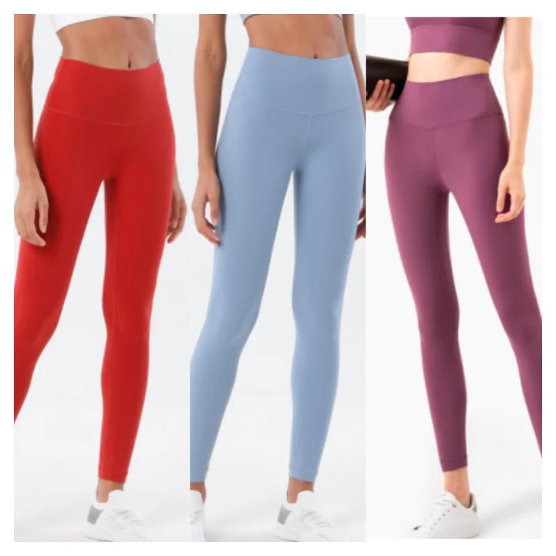 2025 Custom High Quality Pilates Sportswear for Women Full-Length Gym Fitness Workout Leggings with Solid Pattern Active Wear