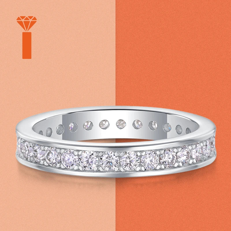 Luxury Round Cut Moissanite Ring 925 Sterling Silver Twisted Band Halo Engagement Wedding Ring Ship From USA Warehouse Ring