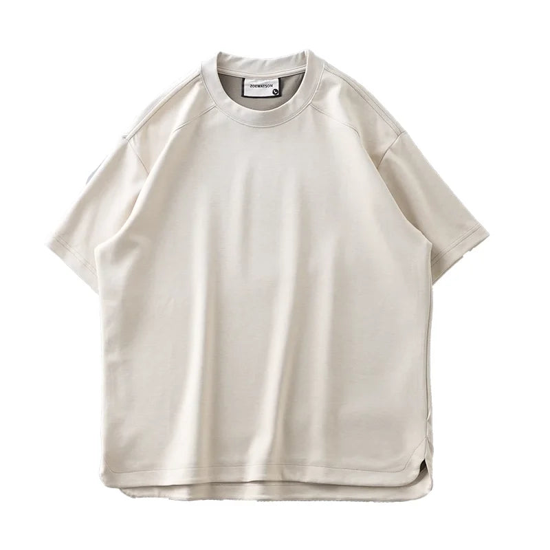 DUKEEN Modal Fabric T Shirts for Men 2025 Summer New Coolness Quick-Drying Shorts-Sleeve Tops Oversized Men's Clothing
