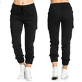 2026Women's Workwear Casual Pants with Elastic Waist, Drawstring, and Side Pockets