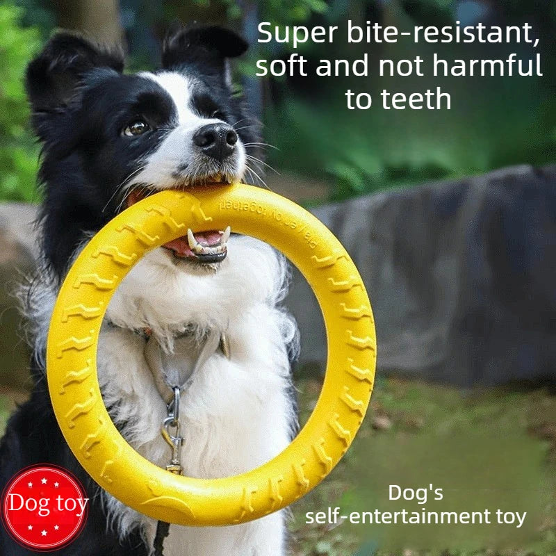 1/3 Piece EVA Pet Toy Indestructible Dog Frisbee, Toy for Self-Entertainment and Relieving Boredom, Pet Ball for All Dogs