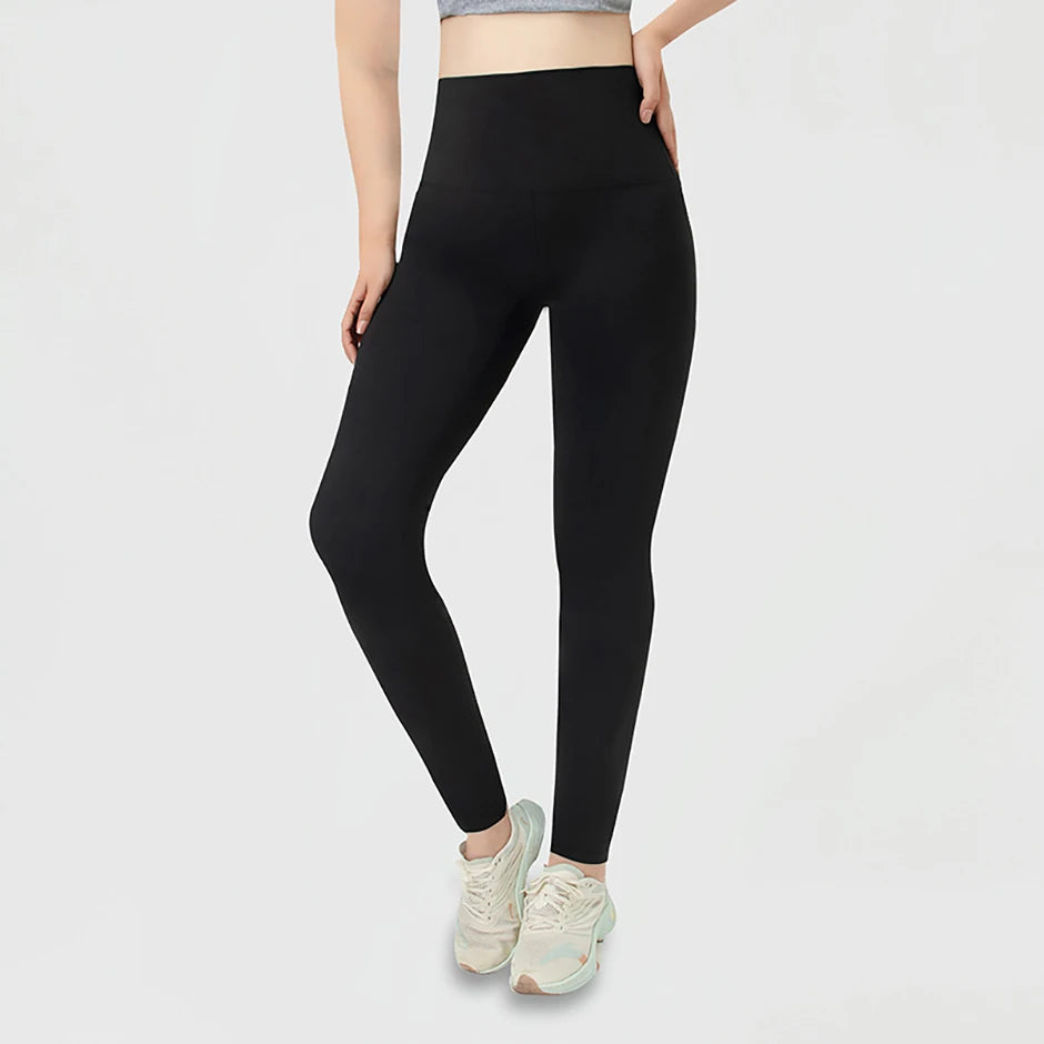 1/3 Piece Set Of Women's Solid Color High Waisted Elastic Yoga Pants For All Seasons Casual Sports Running Leggings Warm Pants