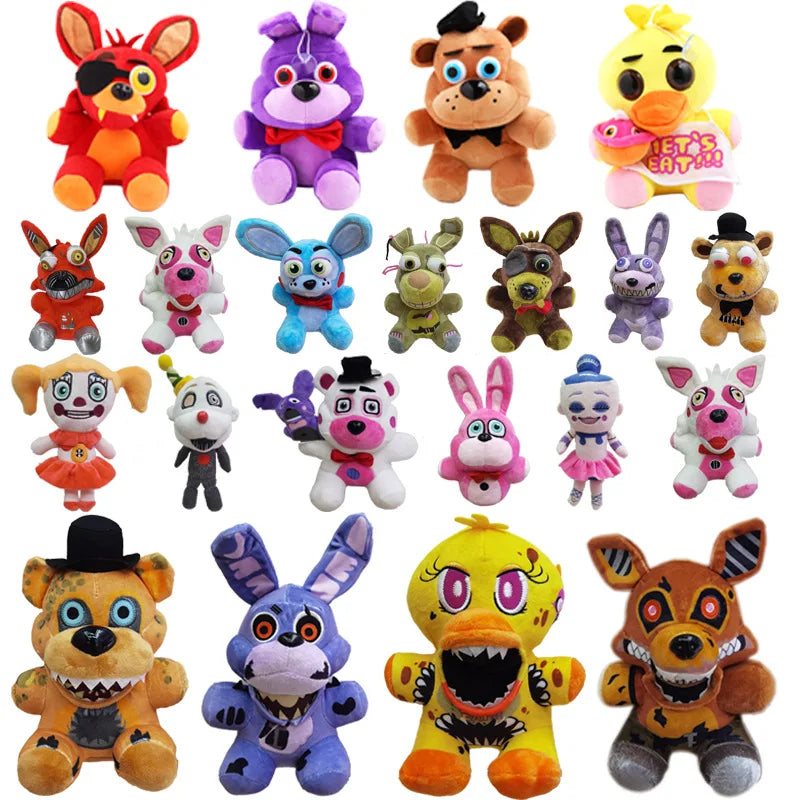 Five Night At Freddy Fnaf Cute Plush Toys Game Doll 18CM Bonnie Bear Foxy Cartoon Stuffed Dolls Freddy Toys For Children Gifts