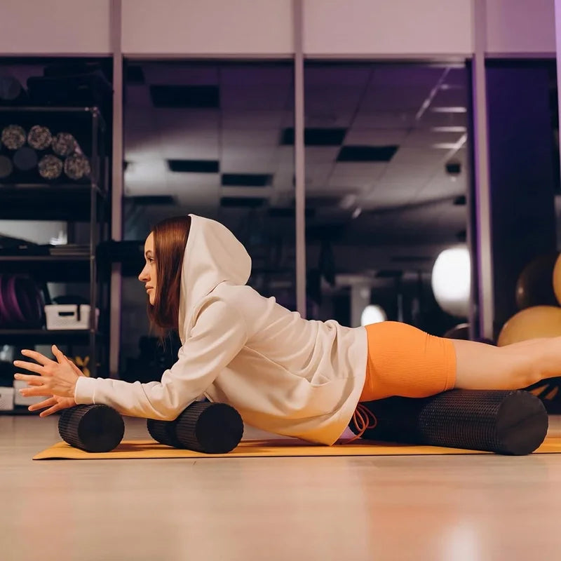 Yoga Foam Roller EVA High Density Yoga Columnor Pilates Foam Roller Exercise Back Massage Roller Home Fitness Equipment
