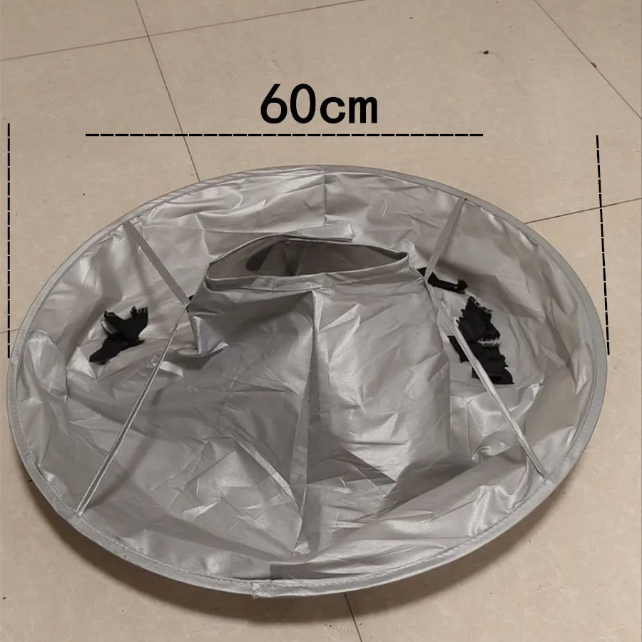 DIY Hairdressing Cloak Umbrella Hairdressing Wrap Shaving Hood Hairdressing Apron Home Cleaning and Protection