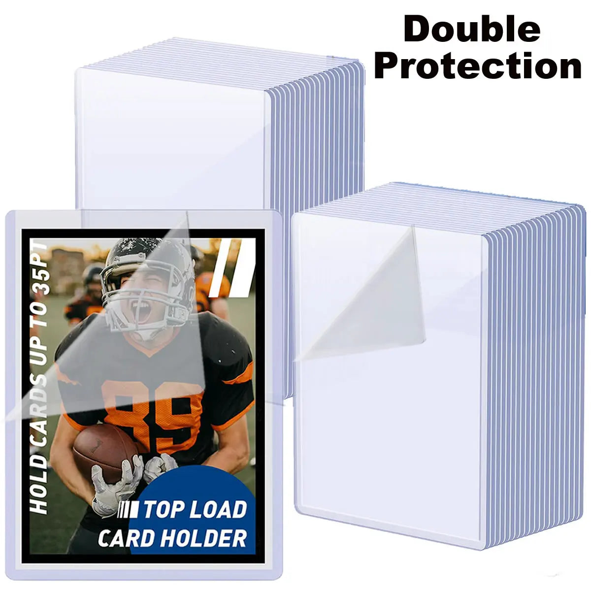 25-100pcs 3" x 4" Hard Card Sleeve Clear Anti Scratch Protector For Pokemon Game Baseball Sports Card Trading Protect Toploaders
