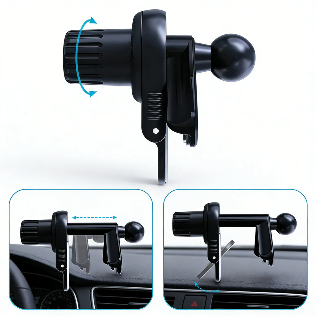 Universal Magnetic Phone Holder for Car Display Screen 360 Degree Rotation Strong Magnet Car Mount for iPhone 15 MagSafe Xiaomi