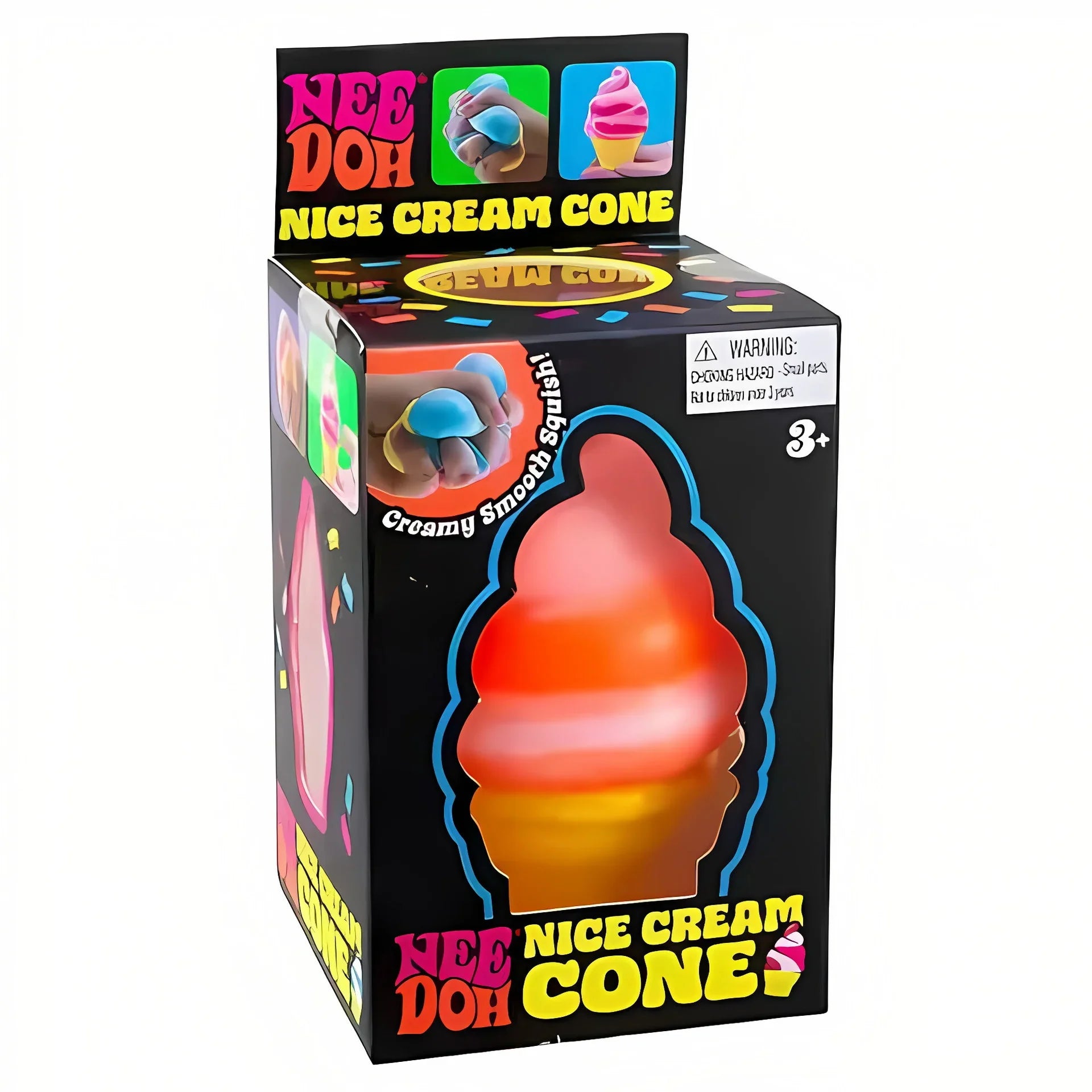 Schylling Needoh Nice Cube Sensory Nice-Sicle Stress Relief Squishy Cube Anti-Anxiety Squeeze Object For Focus ADHD Population