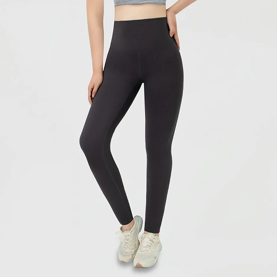 1/3 Piece Set Of Women's Solid Color High Waisted Elastic Yoga Pants For All Seasons Casual Sports Running Leggings Warm Pants