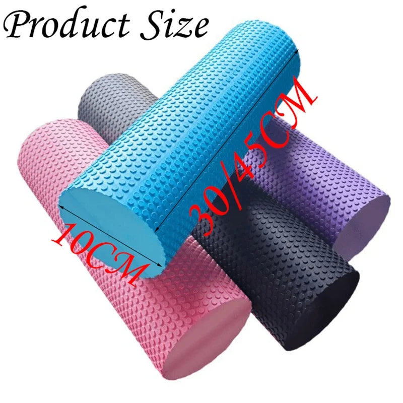 Yoga Foam Roller EVA High Density Yoga Columnor Pilates Foam Roller Exercise Back Massage Roller Home Fitness Equipment