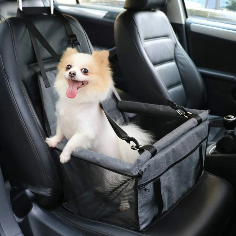 Premium Dog/Cat Car Seat Cushion with Waterproof Hanging Bag - Safe and Comfortable Travelling Experience 1pcs