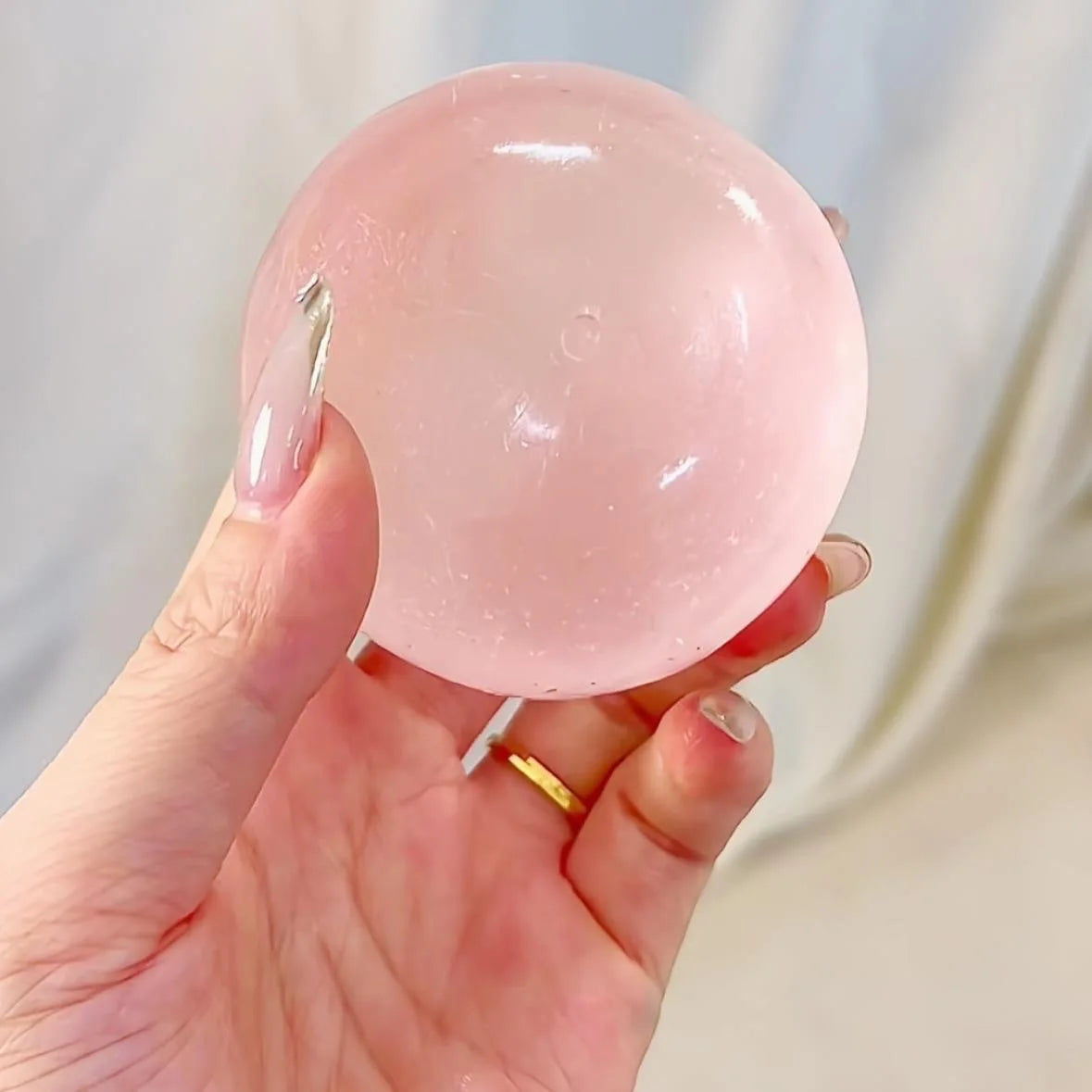 Moldable Slow Rebound Blue Coconut Oil Handmade Squeezing Ball, 5cm Round Malt Stress Relief Squeeze Toy 2026 NEW