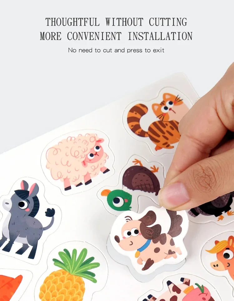 Busy Books Montessori Toy for 1 2 3 4 Year Toddlers Educational Activity Book Developing Sensory Board for Fine Motor Skills Toy