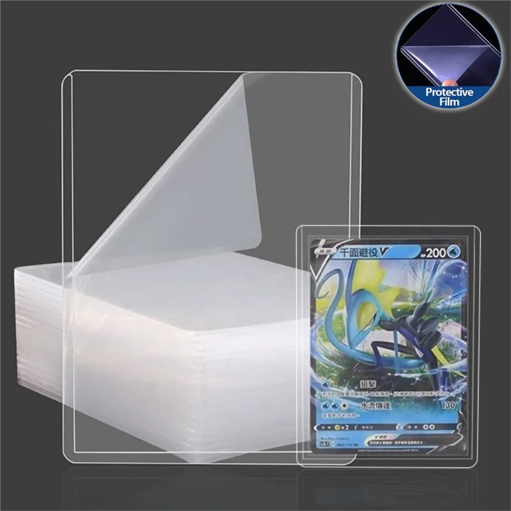 25-100pcs 3" x 4" Hard Card Sleeve Clear Anti Scratch Protector For Pokemon Game Baseball Sports Card Trading Protect Toploaders