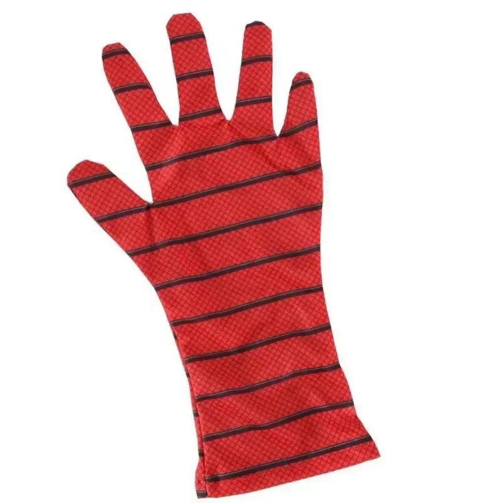 Spider Web Shooters with Gloves Superhero Wrist Launcher Toy Funny Children Party Cosplay Gifts for Kids cos masquerade